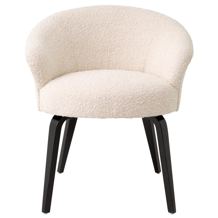 Moretti Dining Chair - Bouclé Cream Eichholtz 1