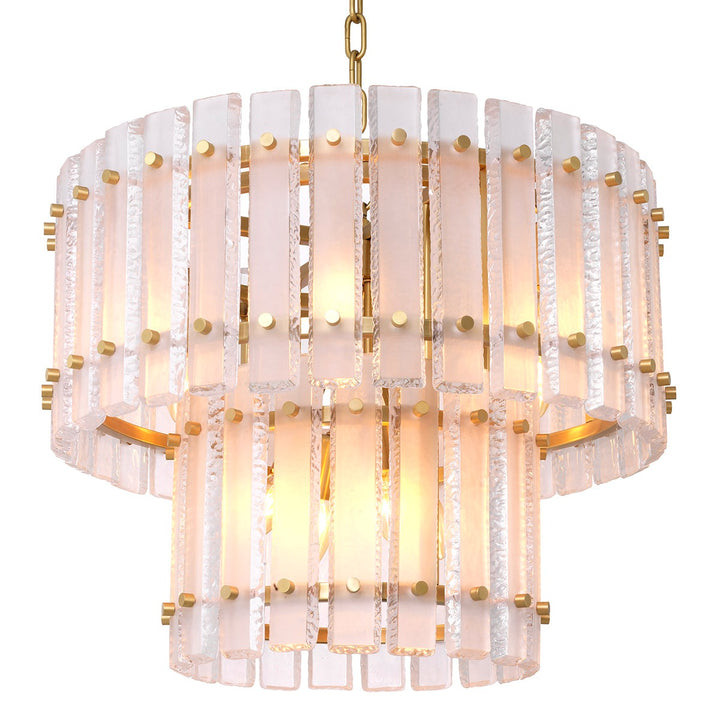 Blason Chandelier - Antique Brass