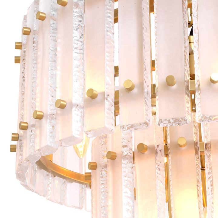 Blason Chandelier - Antique Brass