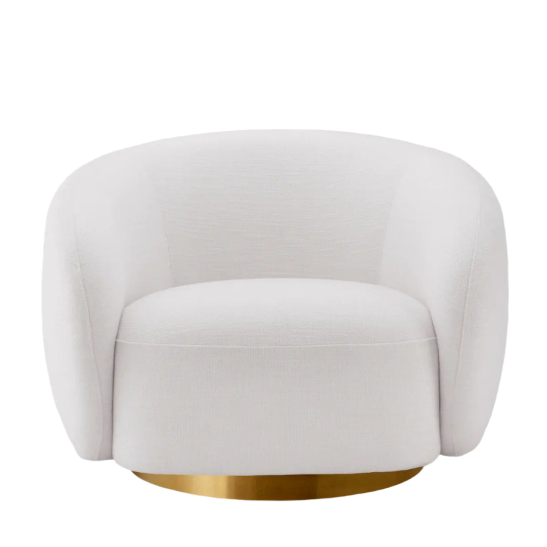 Eichholtz Brice Swivel Chair - Avalon White