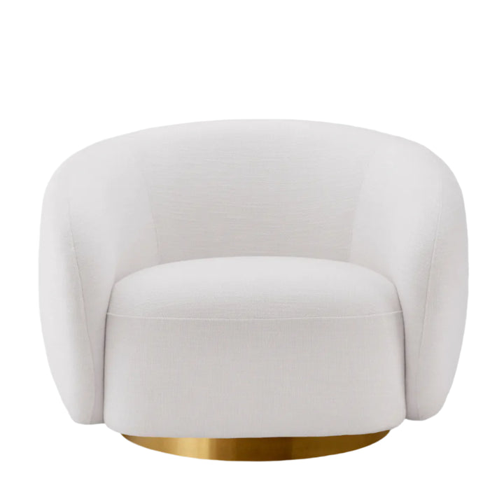 Eichholtz Brice Swivel Chair - Avalon White