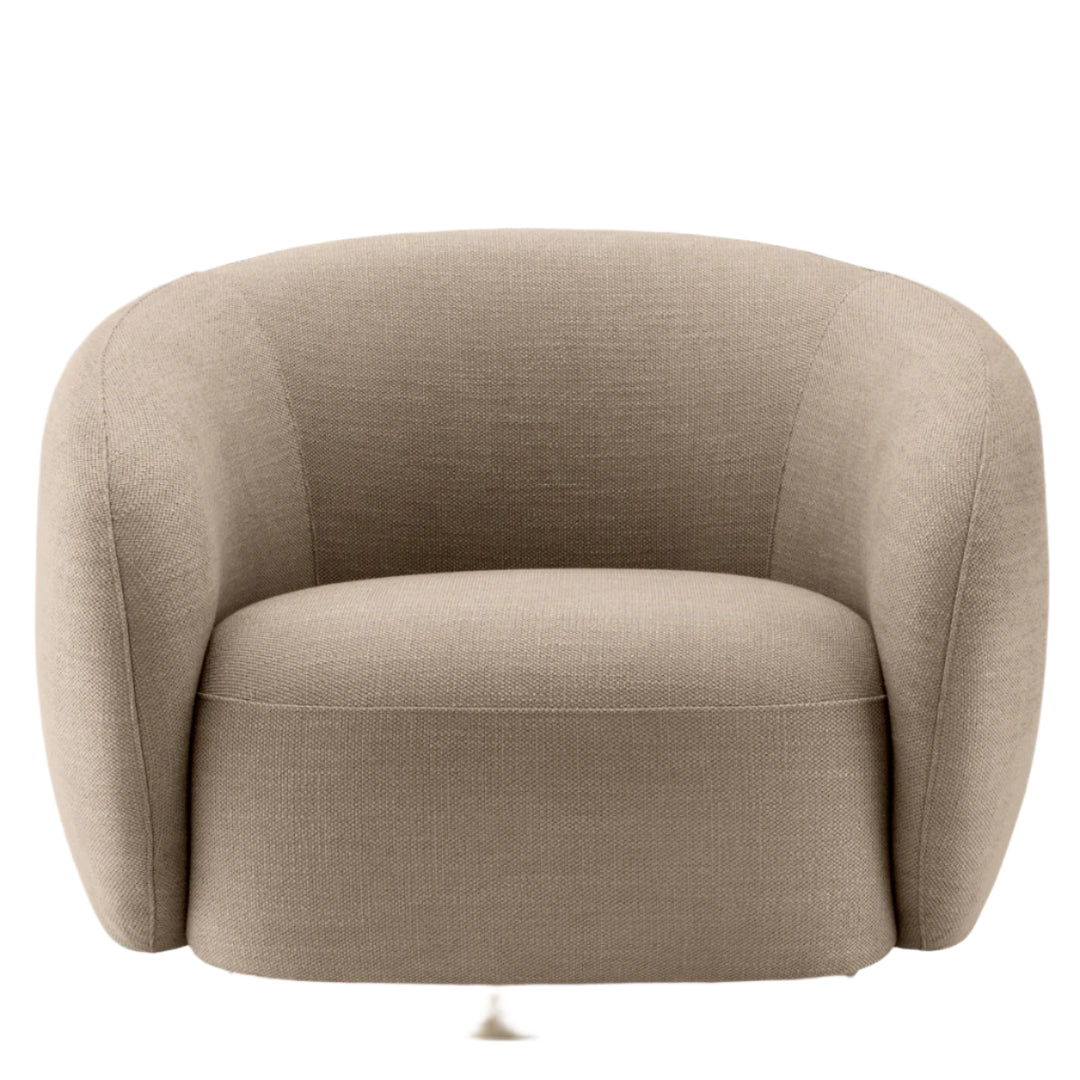 Brice Swivel Chair - Avalon Sand Eichholtz 1