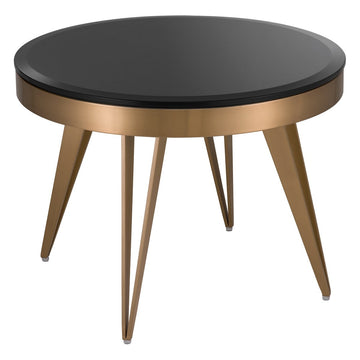 Eichholtz Rocco Side Table in Brushed Brass Finish