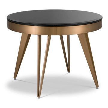 Eichholtz Rocco Side Table in Brushed Brass Finish