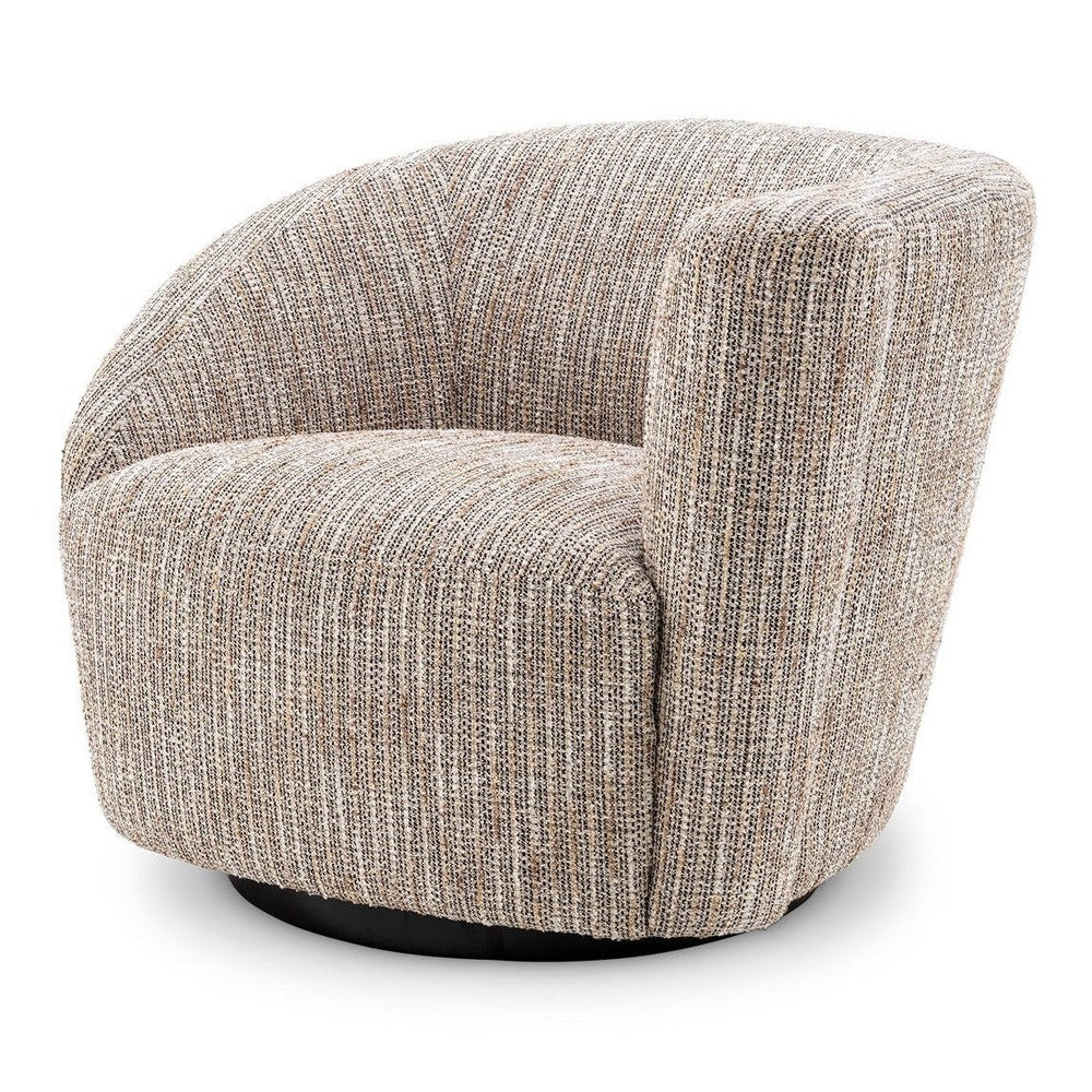 Colin Right Swivel Chair - Mademoiselle Beige Eichholtz 2