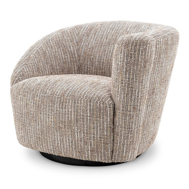 Colin Right Swivel Chair - Mademoiselle Beige Eichholtz 2