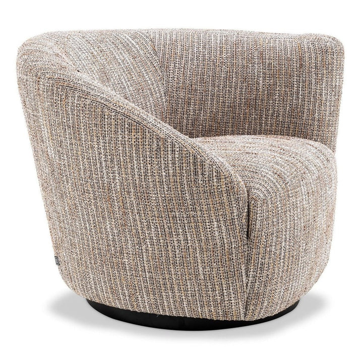 Colin Right Swivel Chair - Mademoiselle Beige Eichholtz 4