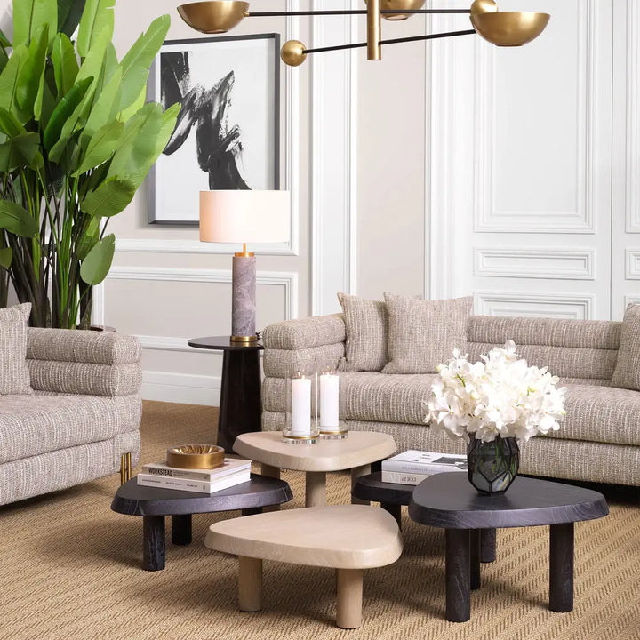 Briël Large Coffee Table - Charcoal Grey Veneer Eichholtz 2