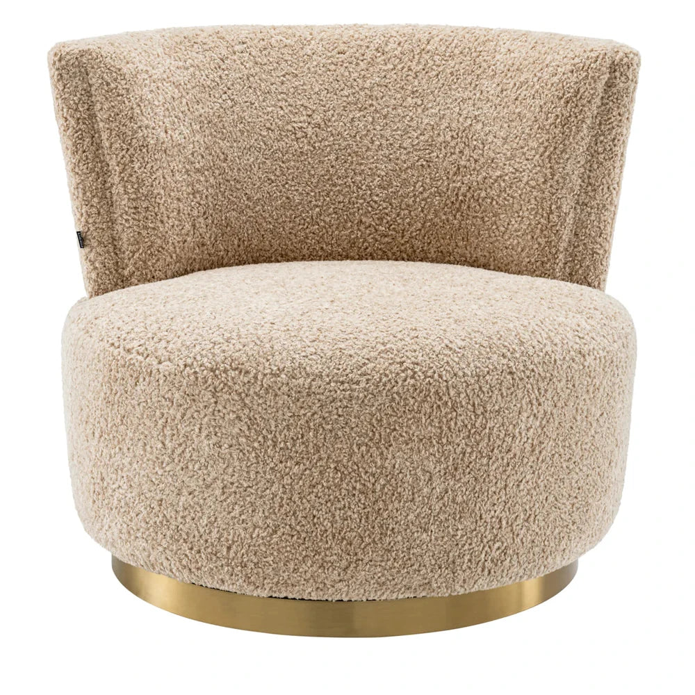 Swivel Chair - Alonso Canberra Sand Eichholtz 1