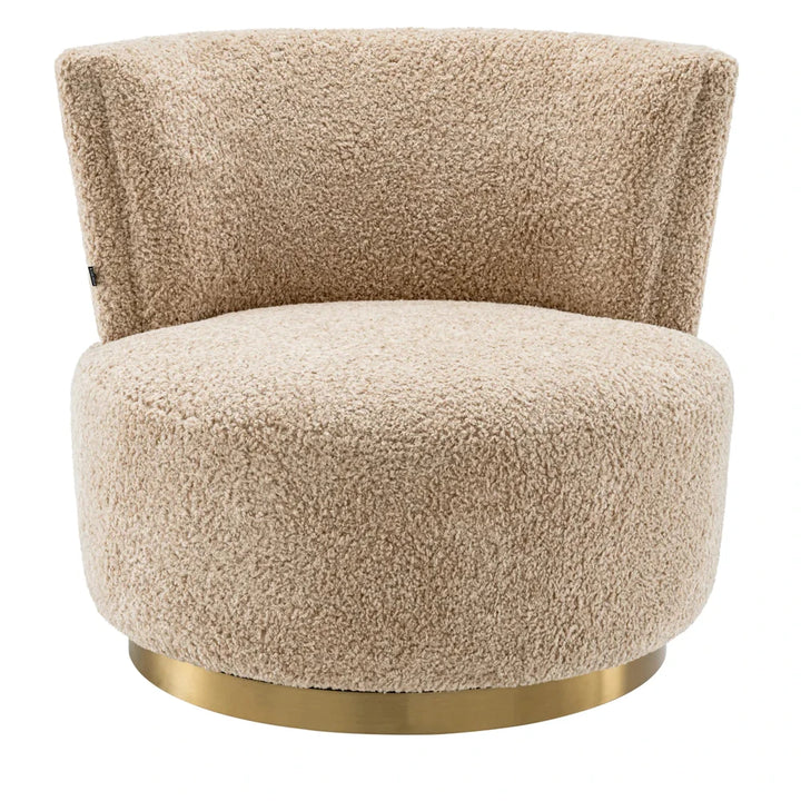 Swivel Chair - Alonso Canberra Sand Eichholtz 1