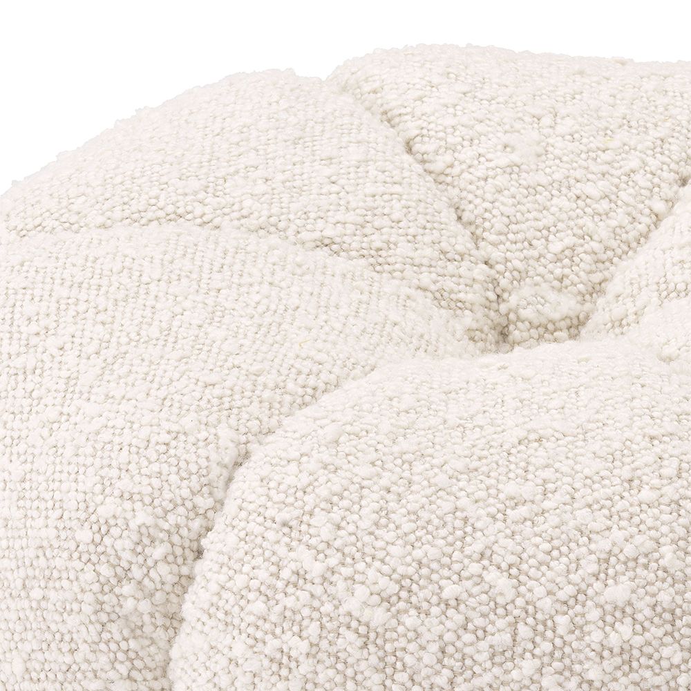 Orchanic Bouclé Stool - Cream Eichholtz 3