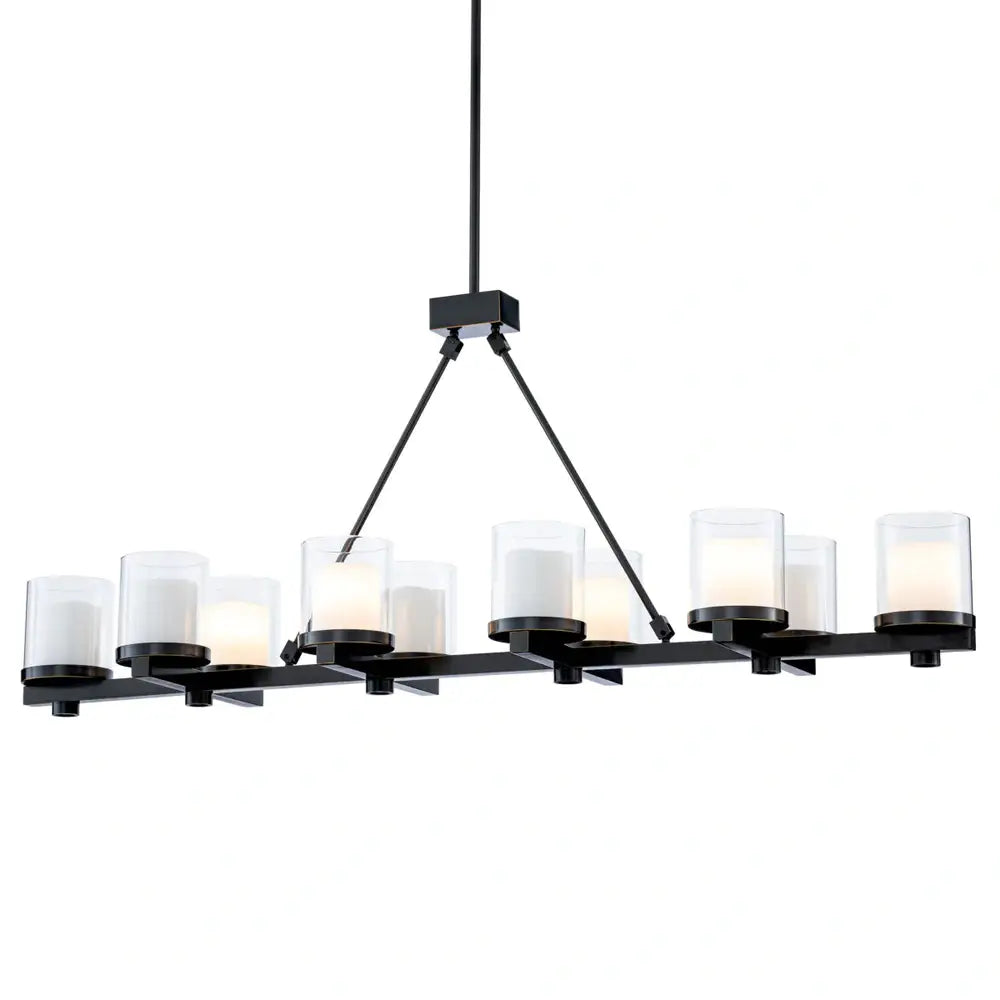 Eichholtz Donovan Chandelier in Bronze Highlight Finish