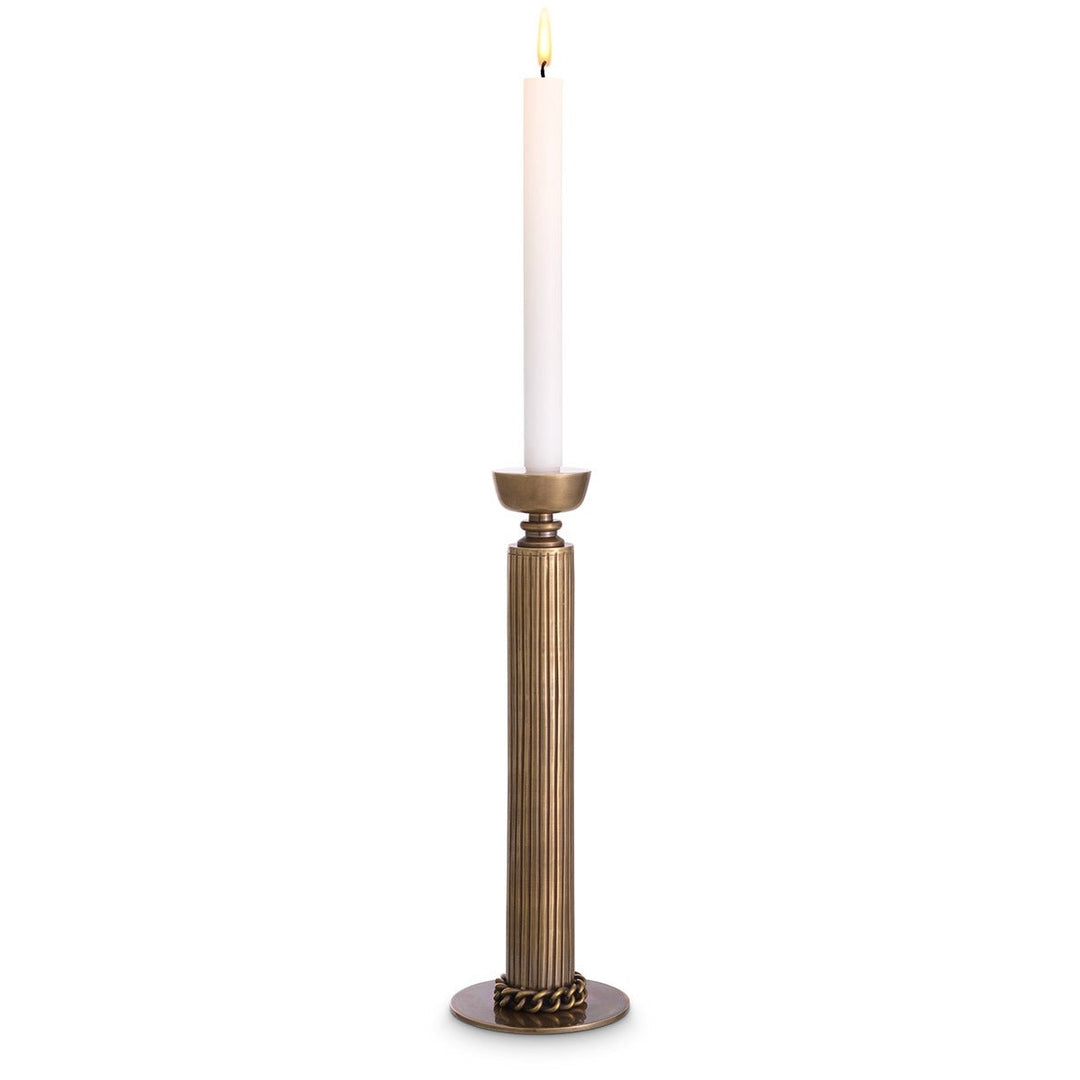 Le Dôme Candle Holder - Vintage Brass Finish Eichholtz 1