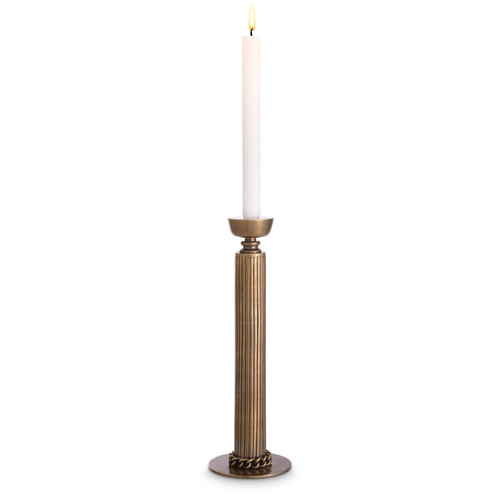 Le Dôme Candle Holder - Vintage Brass Finish Eichholtz 1