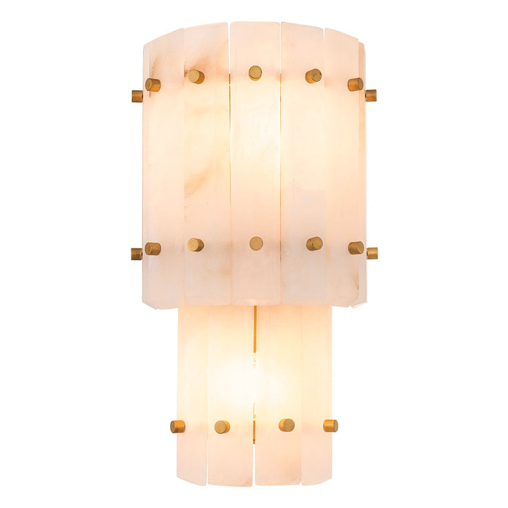 Blason Double Wall Lamp - Antique Brass
