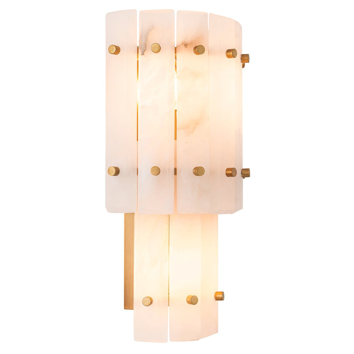 Blason Double Wall Lamp - Antique Brass