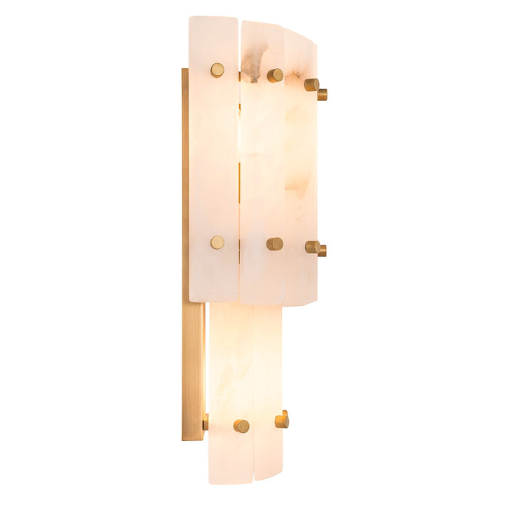 Blason Double Wall Lamp - Antique Brass