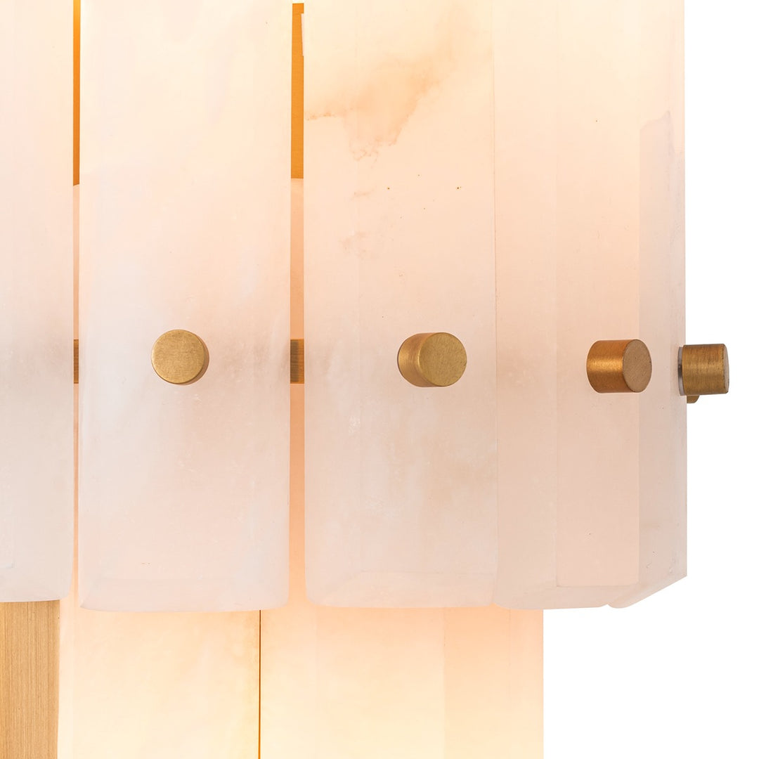 Blason Double Wall Lamp - Antique Brass