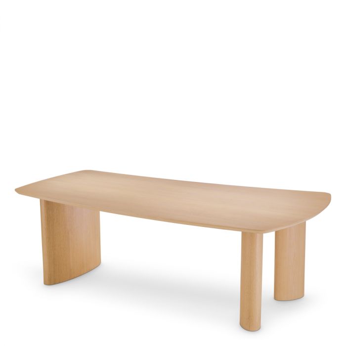 Eichholtz Bergman Dining Table in Natural Oak Veneer