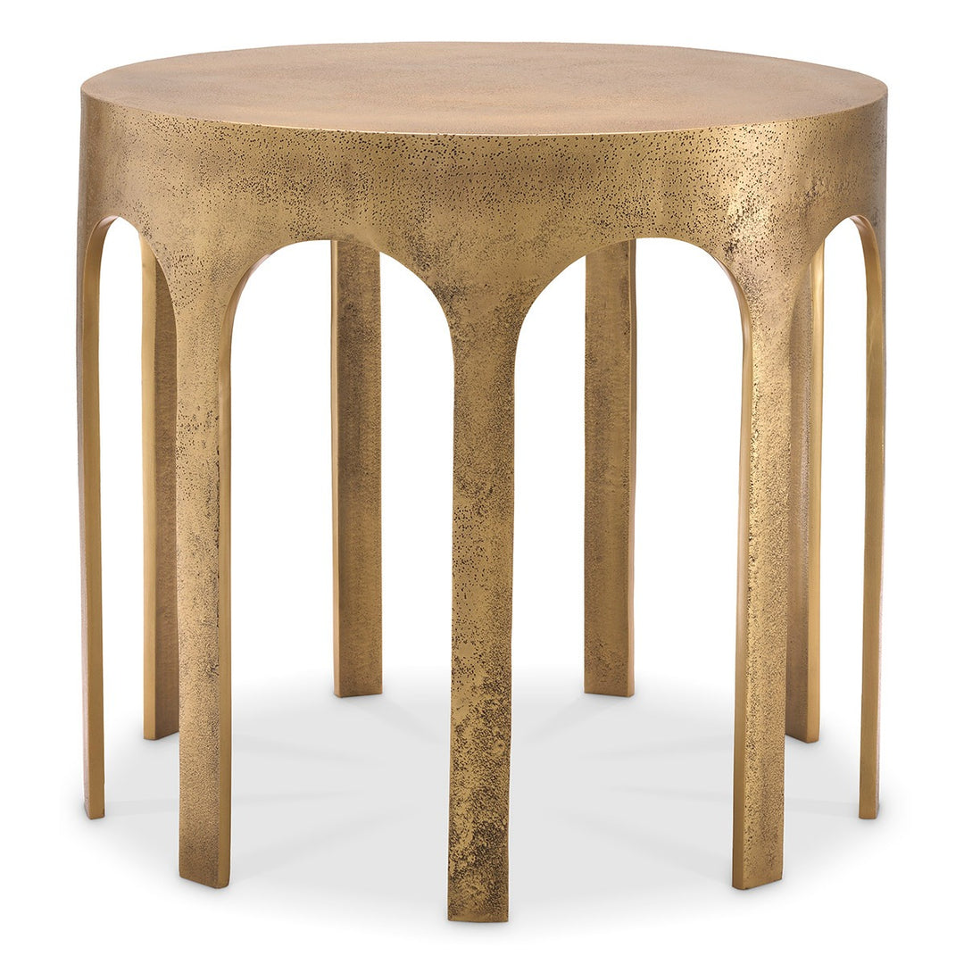 Gardini Side Table - Vintage Brass