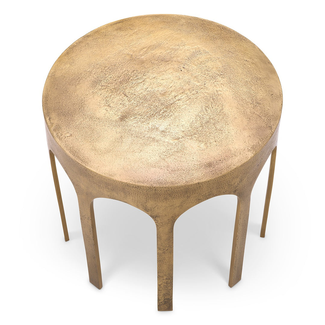 Gardini Side Table - Vintage Brass