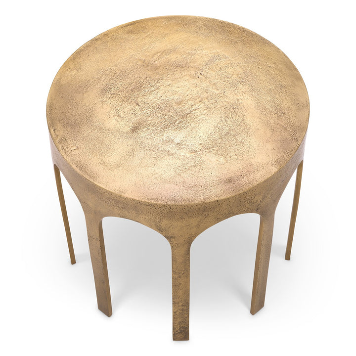 Gardini Side Table - Vintage Brass