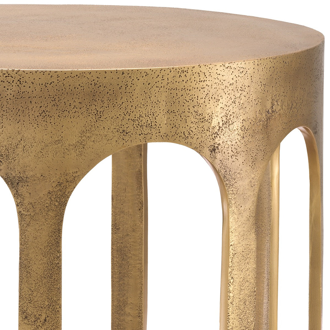 Gardini Side Table - Vintage Brass