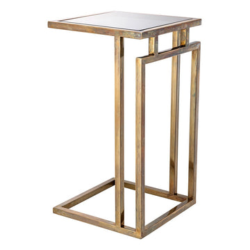 Eichholtz Marcus Side Table in Vintage Brass Finish