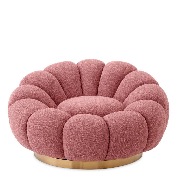 Mello Swivel Chair - Bouclé Rose Eichholtz 1