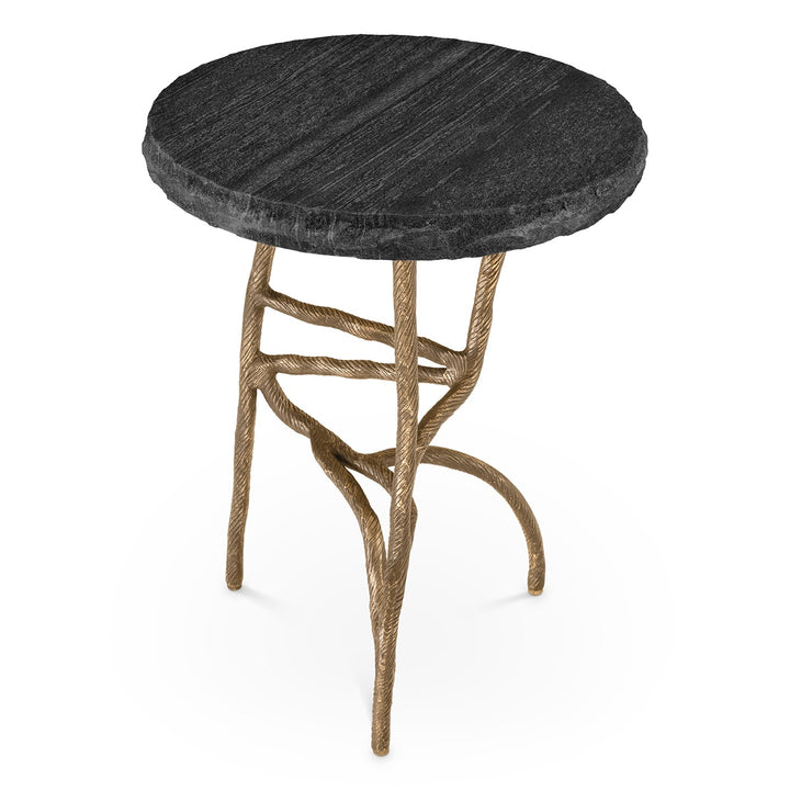 Dreyfus Side Table - Vintage Brass