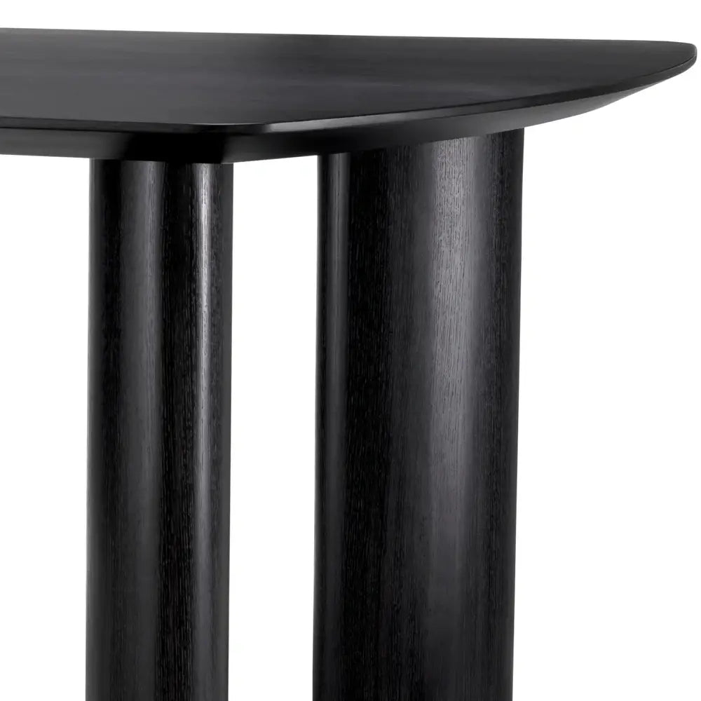 Eichholtz Bergman Dining Table in Charcoal Grey Oak Veneer