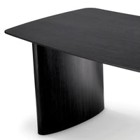 Eichholtz Bergman Dining Table in Charcoal Grey Oak Veneer