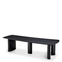 Eichholtz Bergman Dining Table in Charcoal Grey Oak Veneer