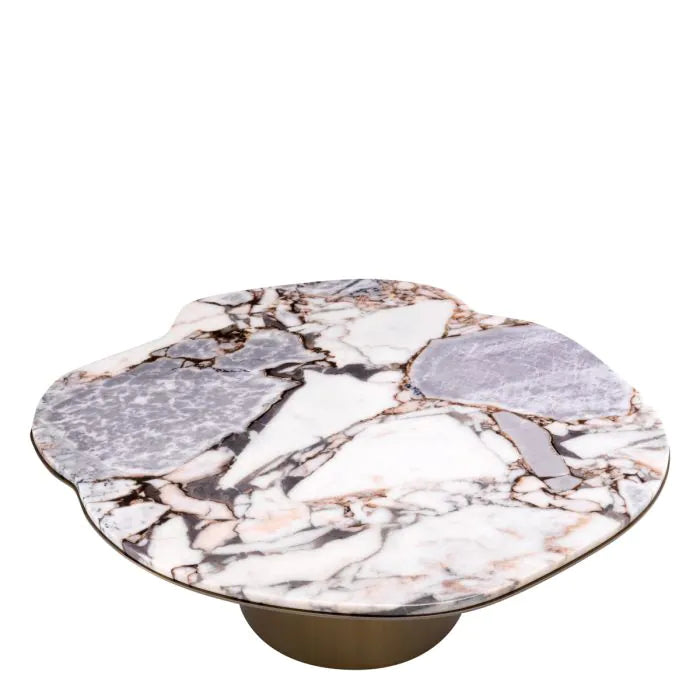 Shapiro Coffee Table - Light Marble Eichholtz 3