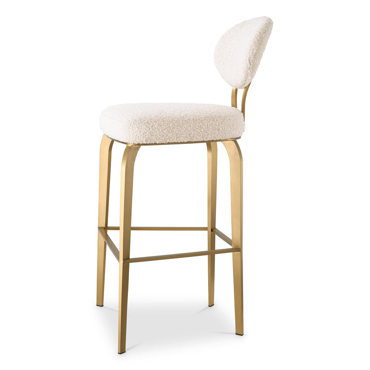 Dorrego Bar Stool - Boucle Cream