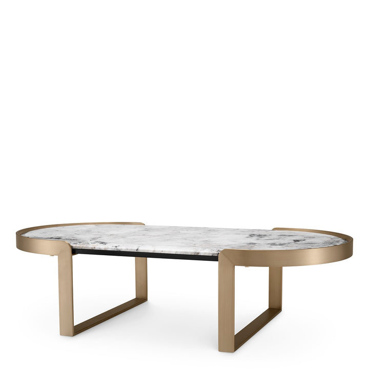 Fabio Coffee Table - Brushed Brass