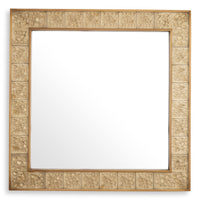 Eichholtz Mellot Square Mirror in Vintage Brass Finish