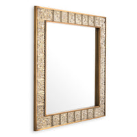 Eichholtz Mellot Square Mirror in Vintage Brass Finish