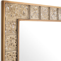 Eichholtz Mellot Square Mirror in Vintage Brass Finish