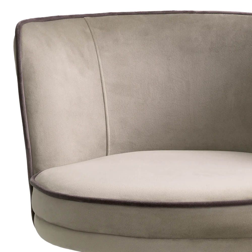 Grenada Counter Stool - Savona Greige Velvet Eichholtz 4