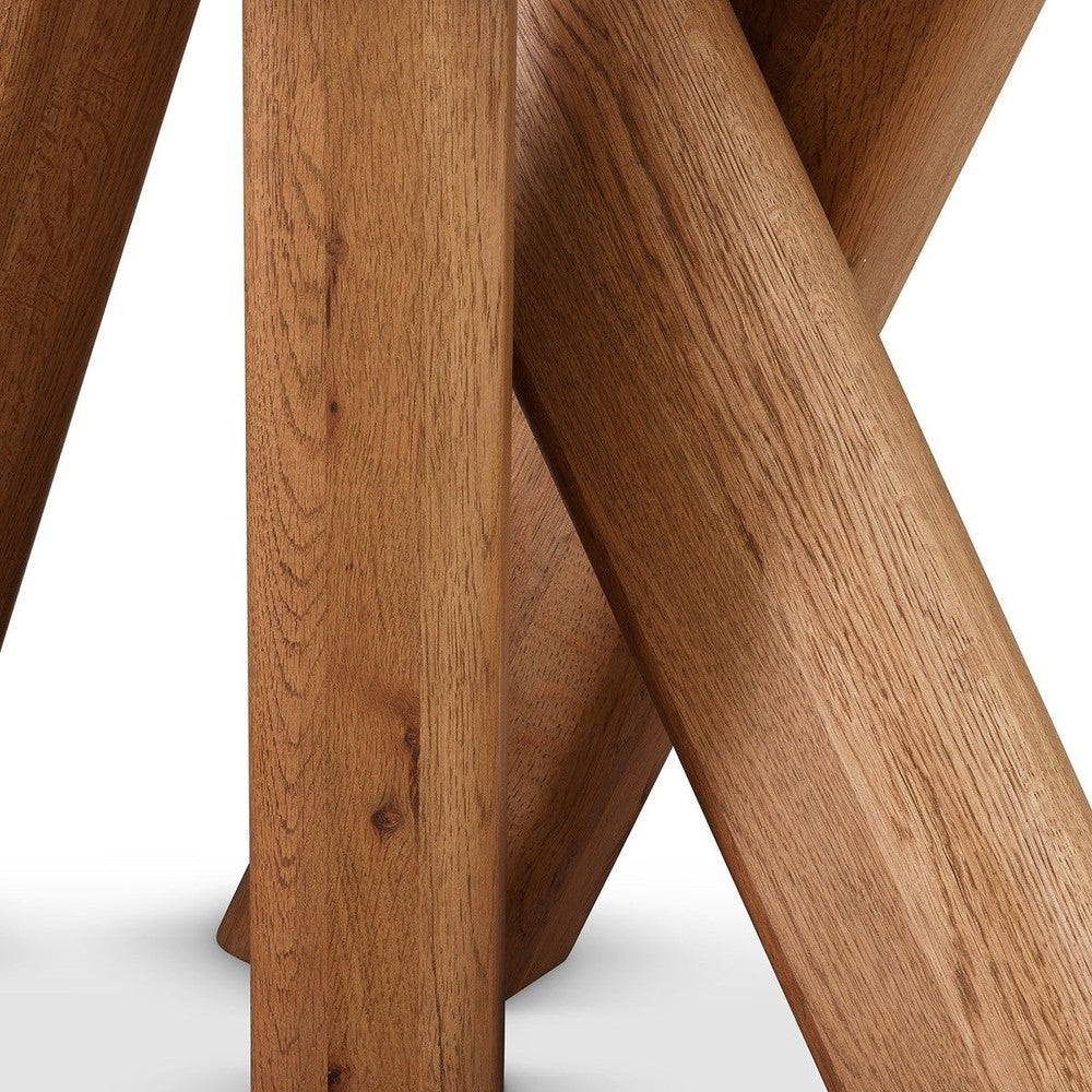 Bayshore Oval Side Table - Oak Wood Eichholtz 6