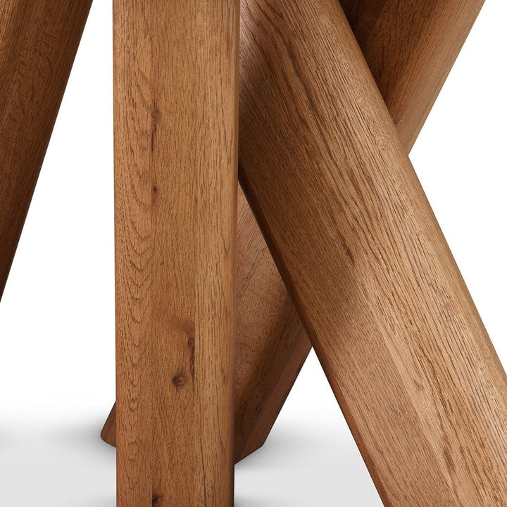 Bayshore Oval Side Table - Oak Wood Eichholtz 6