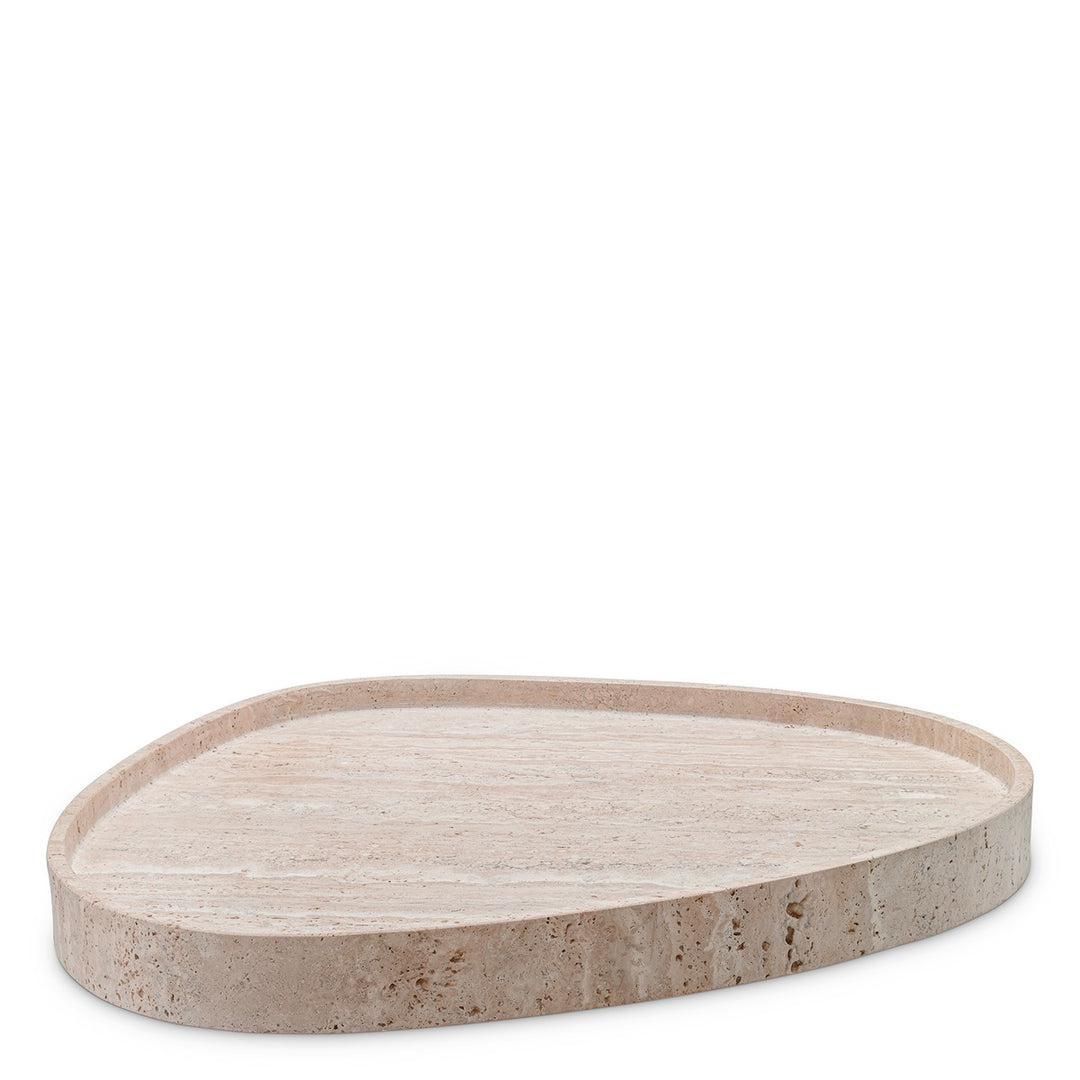 Arman Decorative Tray - Travertine