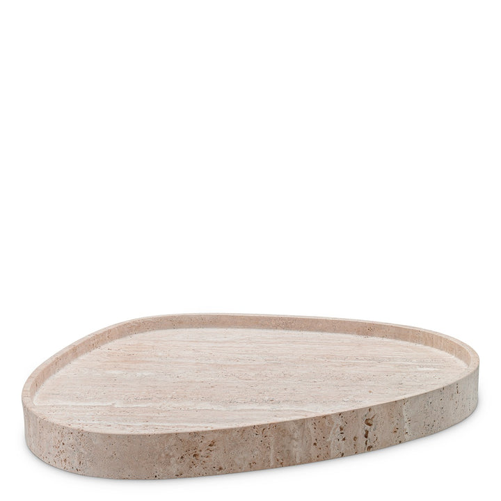 Arman Decorative Tray - Travertine