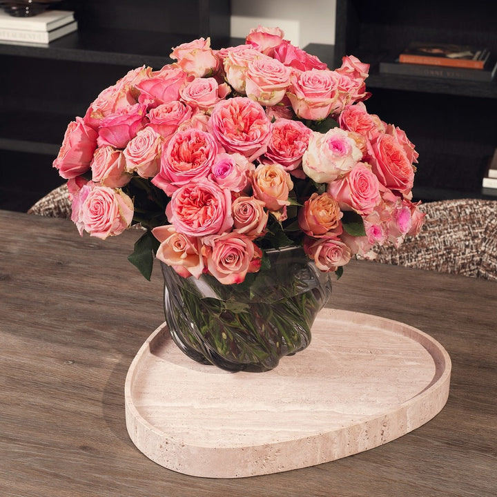Arman Decorative Tray - Travertine