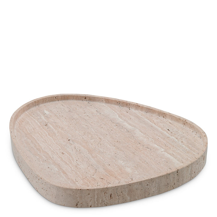 Arman Decorative Tray - Travertine