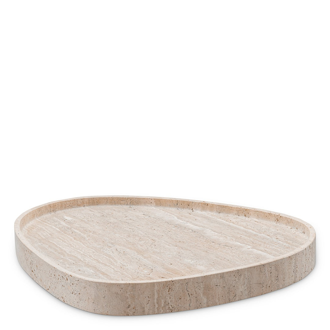 Arman Decorative Tray - Travertine