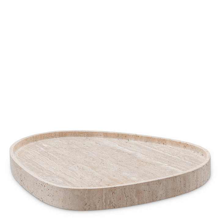 Arman Decorative Tray - Travertine