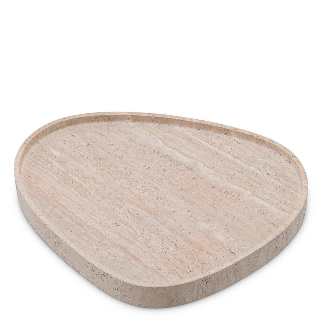 Arman Decorative Tray - Travertine