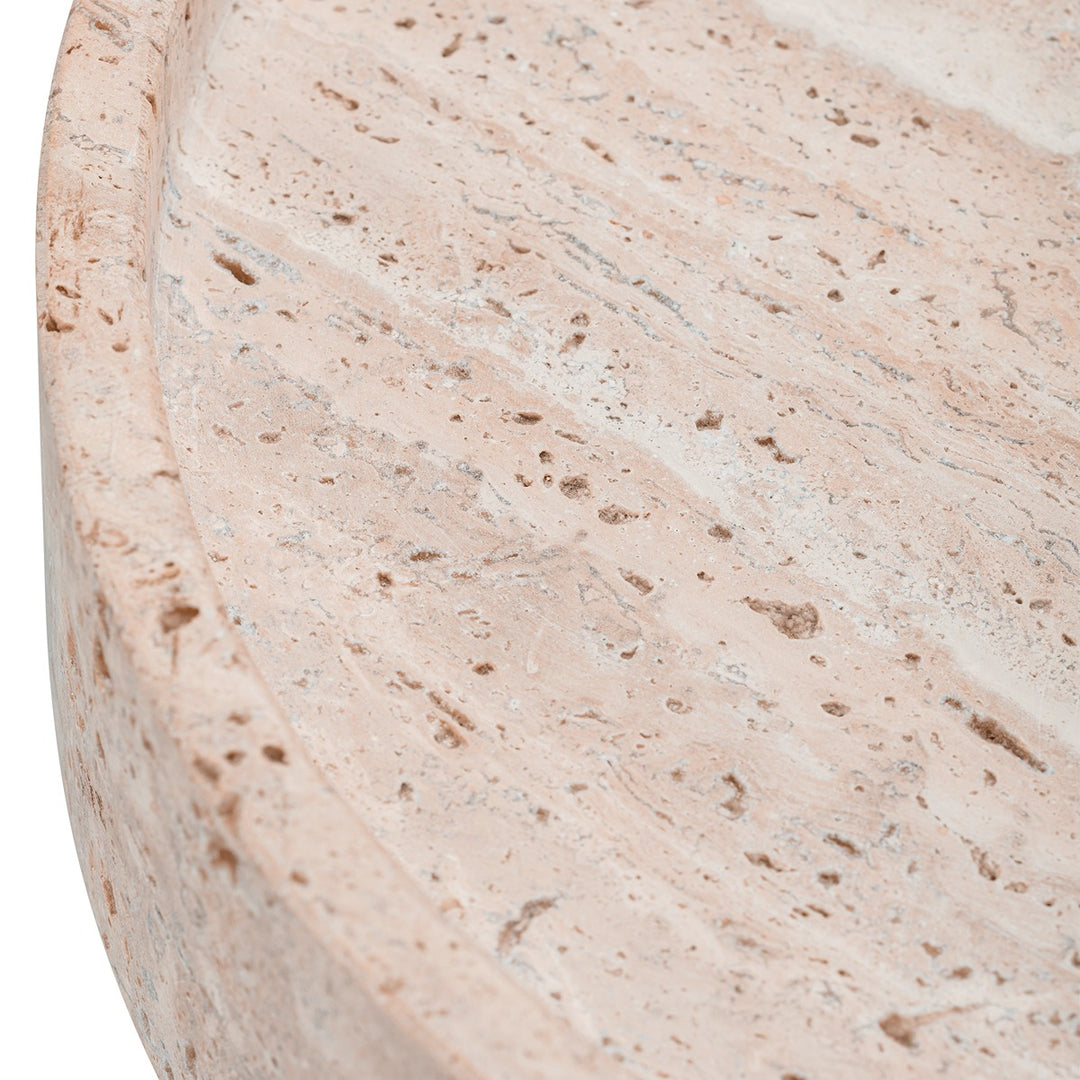 Arman Decorative Tray - Travertine